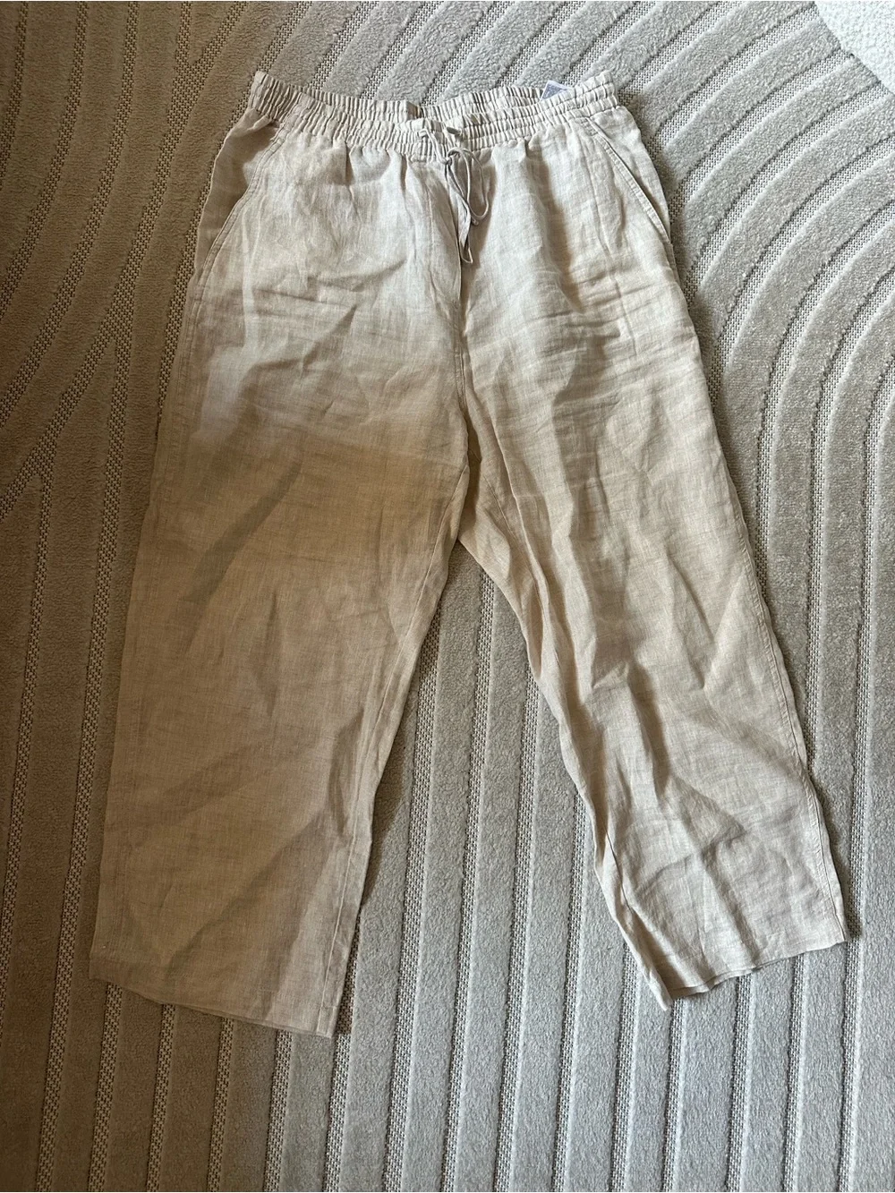 Banana Republic Beige Linen Pants